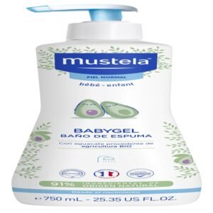 Babygel Baño de Espuma con Aguacate Bio · Mustela · 750 ml