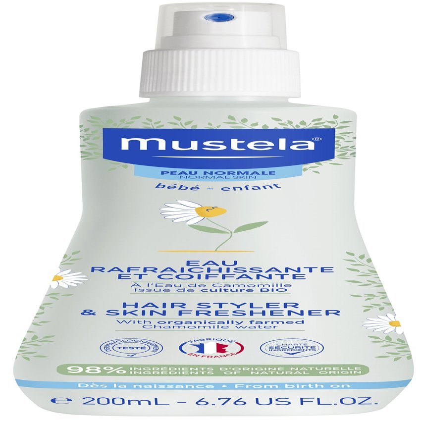 Agua para Peinar Refrescante · Mustela · 200 ml