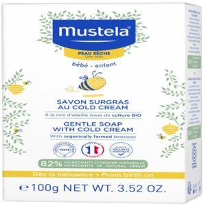 Jabón Sobregraso al Cold Cream Bio · Mustela · 100 gramos