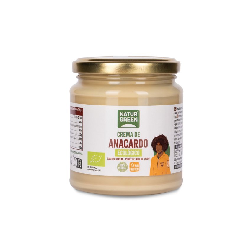 Crema de Anacardo Bio · Naturgreen · 250 gramos [Caducidad 04/2026]