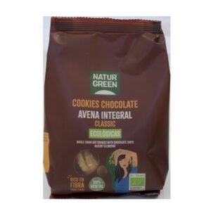 Cookies de Avena Integral Bio · Naturgreen · 140 gramos