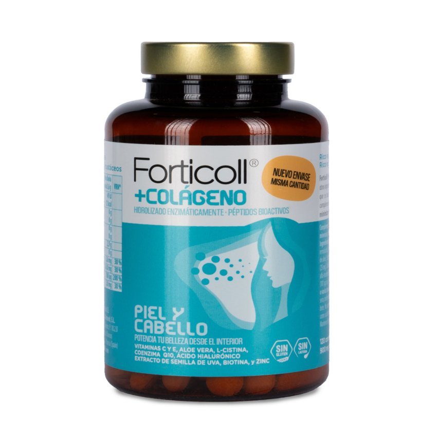 '+Colágeno Piel y Cabello · Forticoll · 120 comprimidos