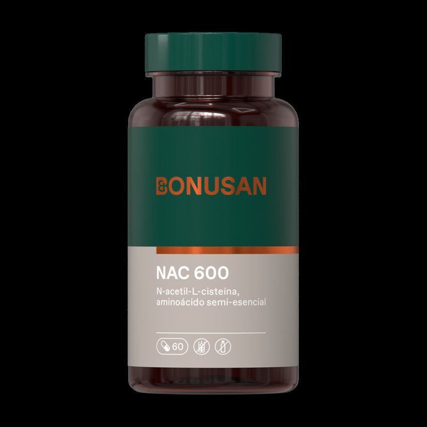 NAC 600 mg · Bonusan · 60 cápsulas