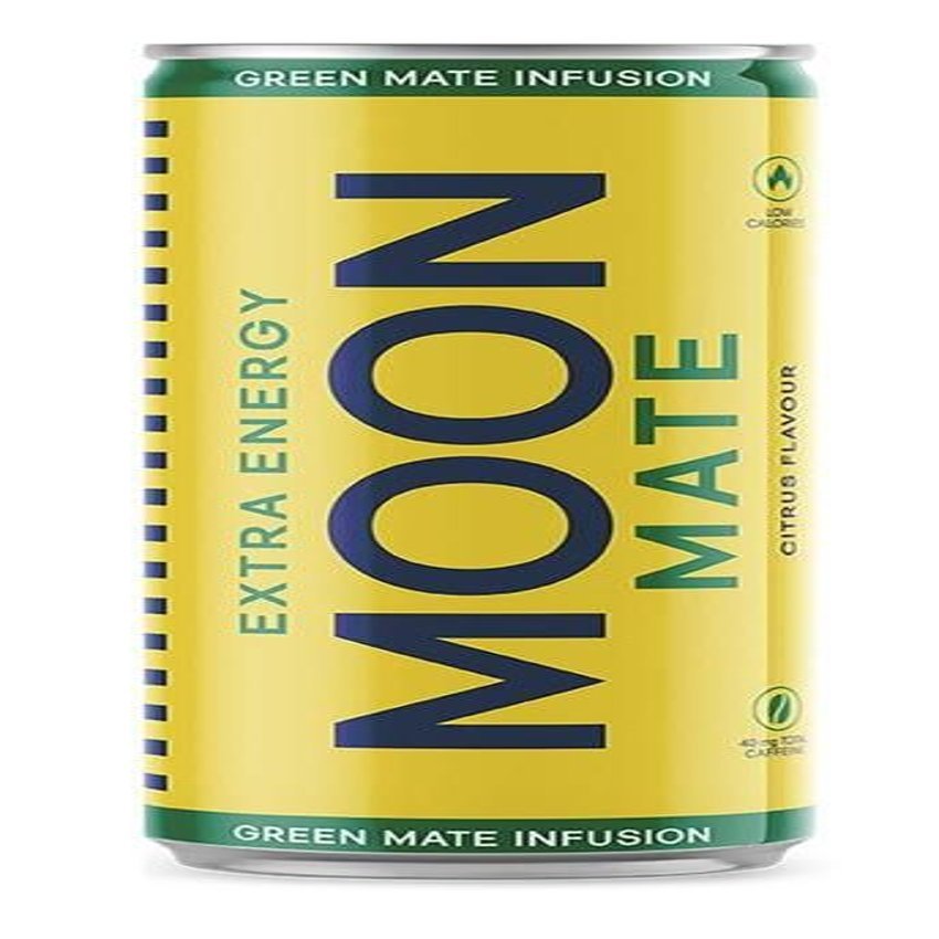 Bebida Energética de Mate - Sabor Cítrico · Moon · 250 ml