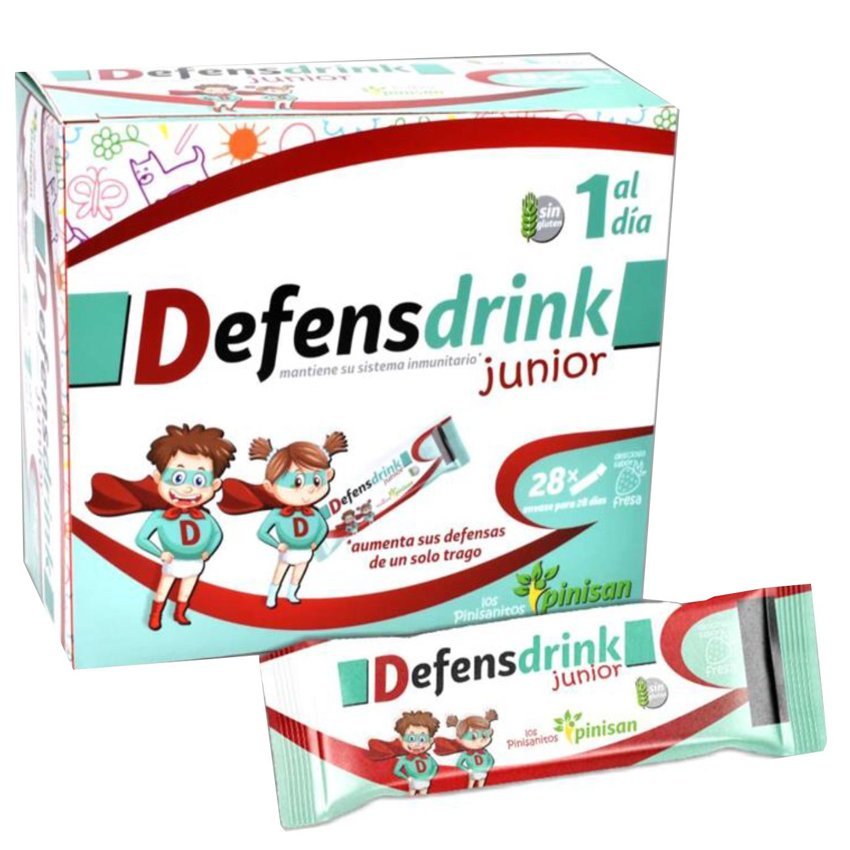 Defensdrink Junior · Pinisan · 28 sticks [Caducidad 06/2026]