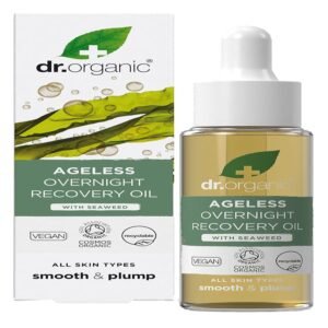 Aceite Recuperador de Noche con Algas Marinas · Dr Organic · 30 ml