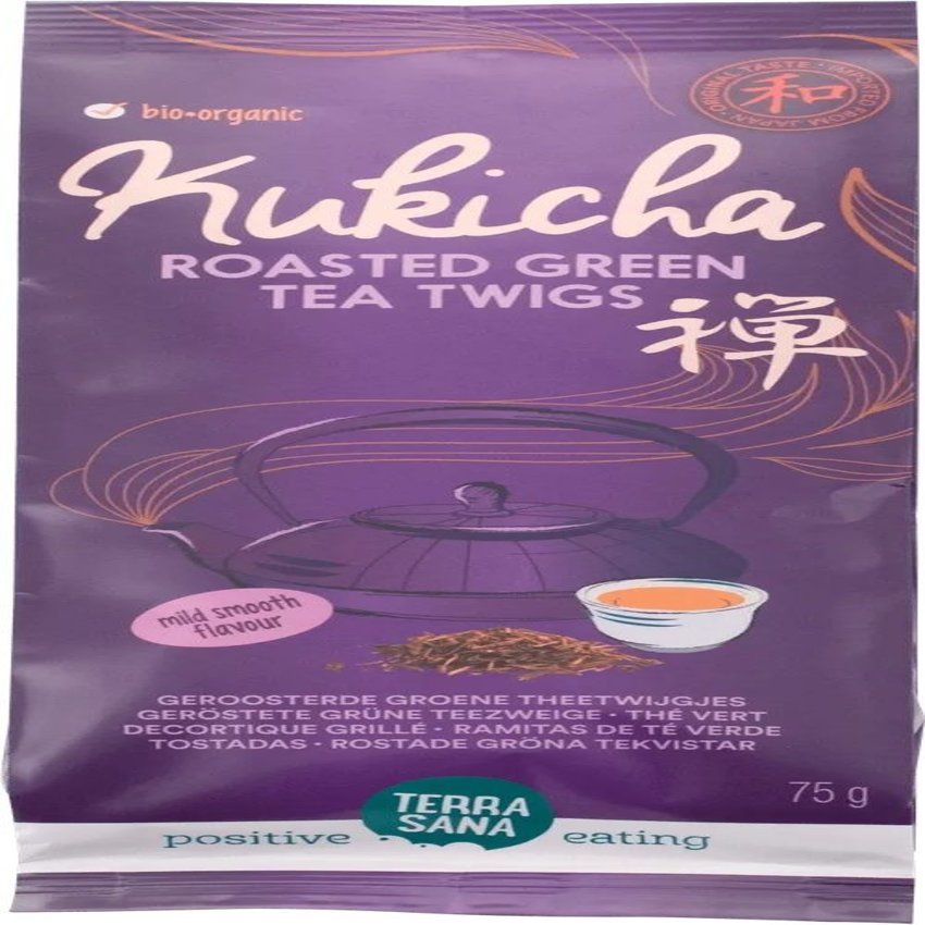 Ramitas de Té Verde Kukicha · Terrasana · 75 gramos