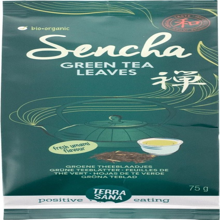 Hojas de Té Verde Sencha · Terrasana · 75 gramos