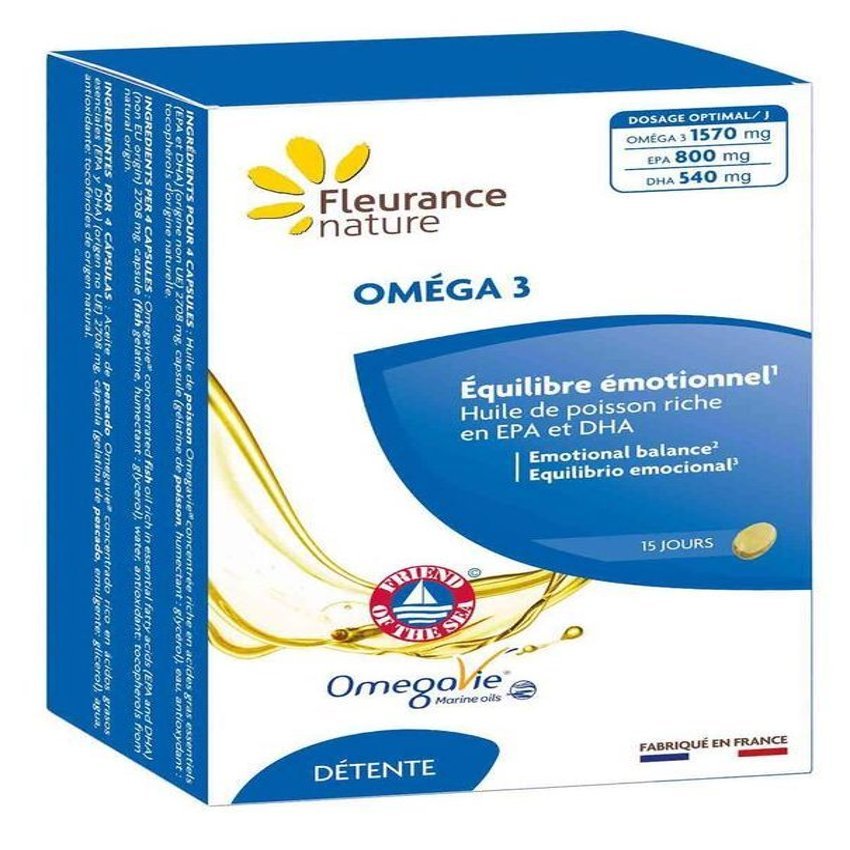 Omega 3 · Fleurance Nature · 60 cápsulas