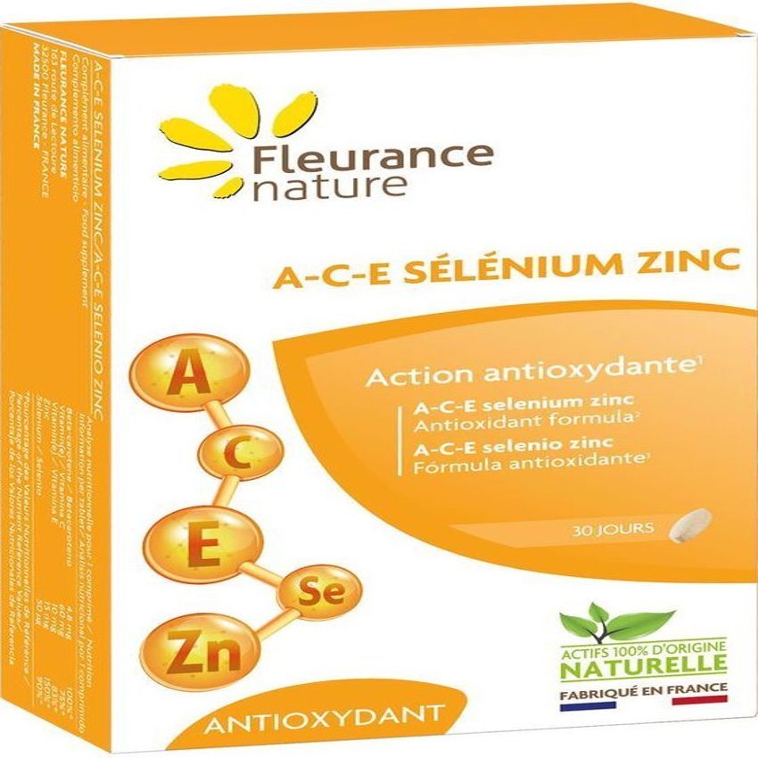ACE Selenio y Zinc · Fleurance Nature · 30 comprimidos