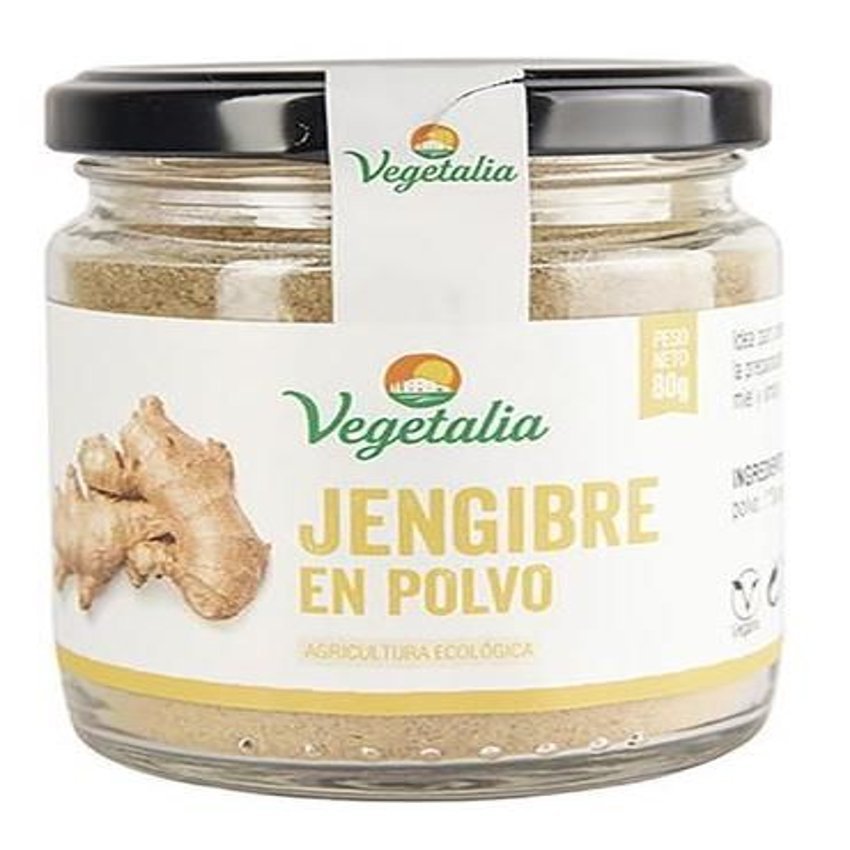 Jengibre en Polvo Bio · Vegetalia · 80 gramos