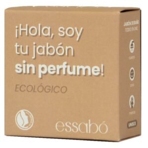 Pastilla de Jabón Sin Perfume Bio · Essabó · 120 gramos