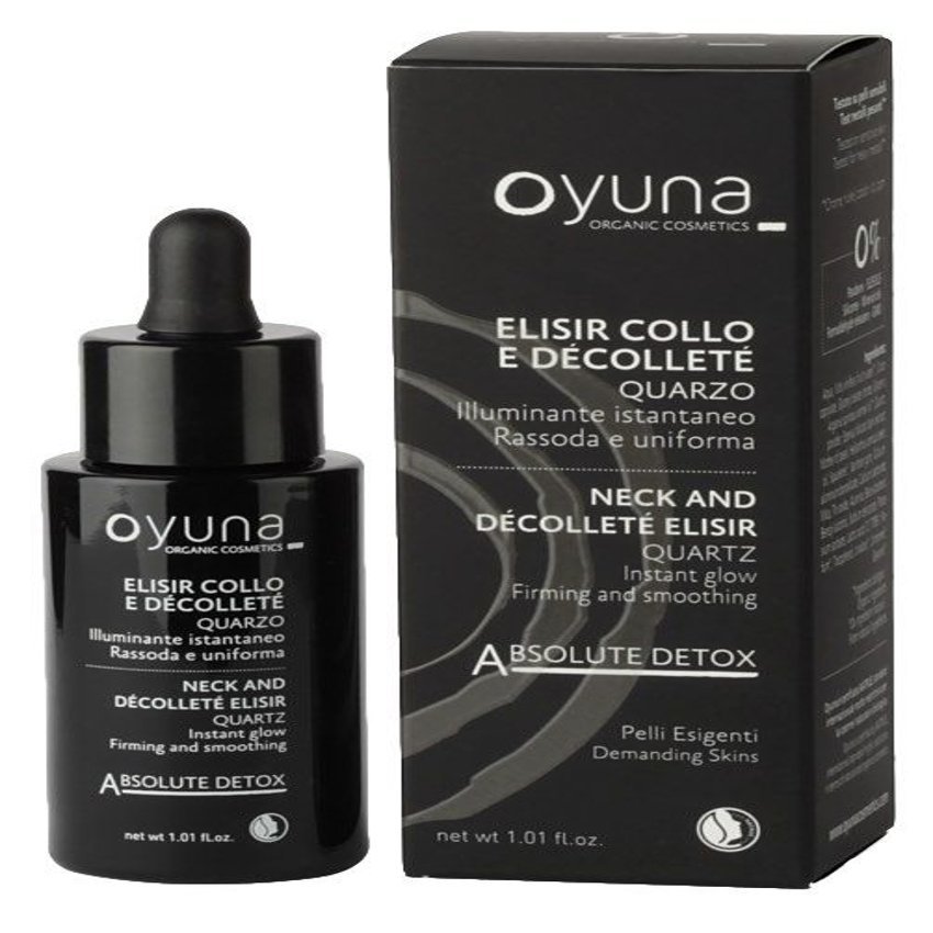 Elixir Cuello y Escote con Cuarzo · Oyuna · 30 ml
