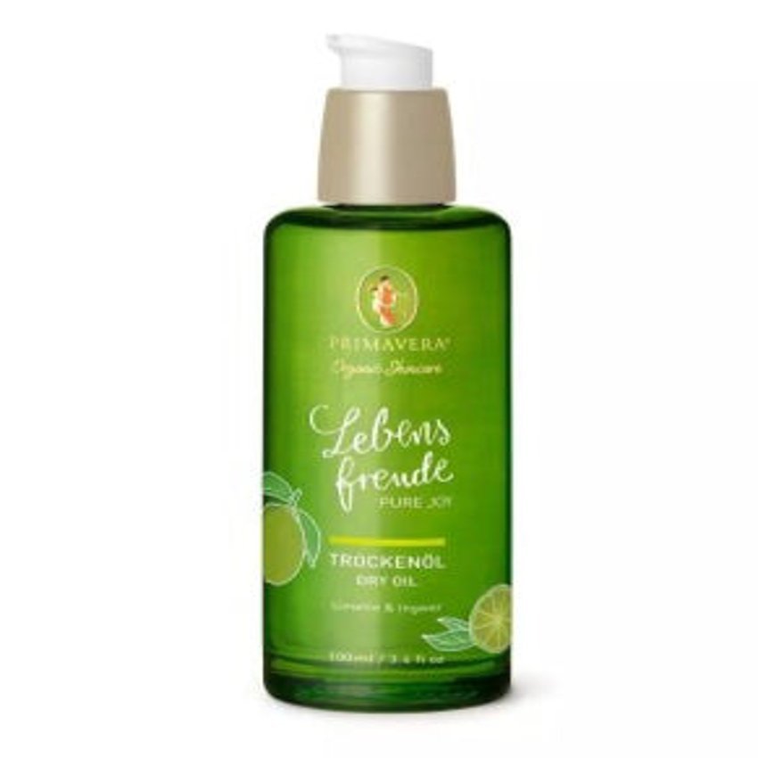 Aceite Corporal Energizante de Jengibre y Lima · Primavera Life · 100 ml