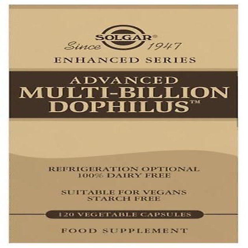 Advanced Multi-billion Dophilus · Solgar · 120 cápsulas vegetales