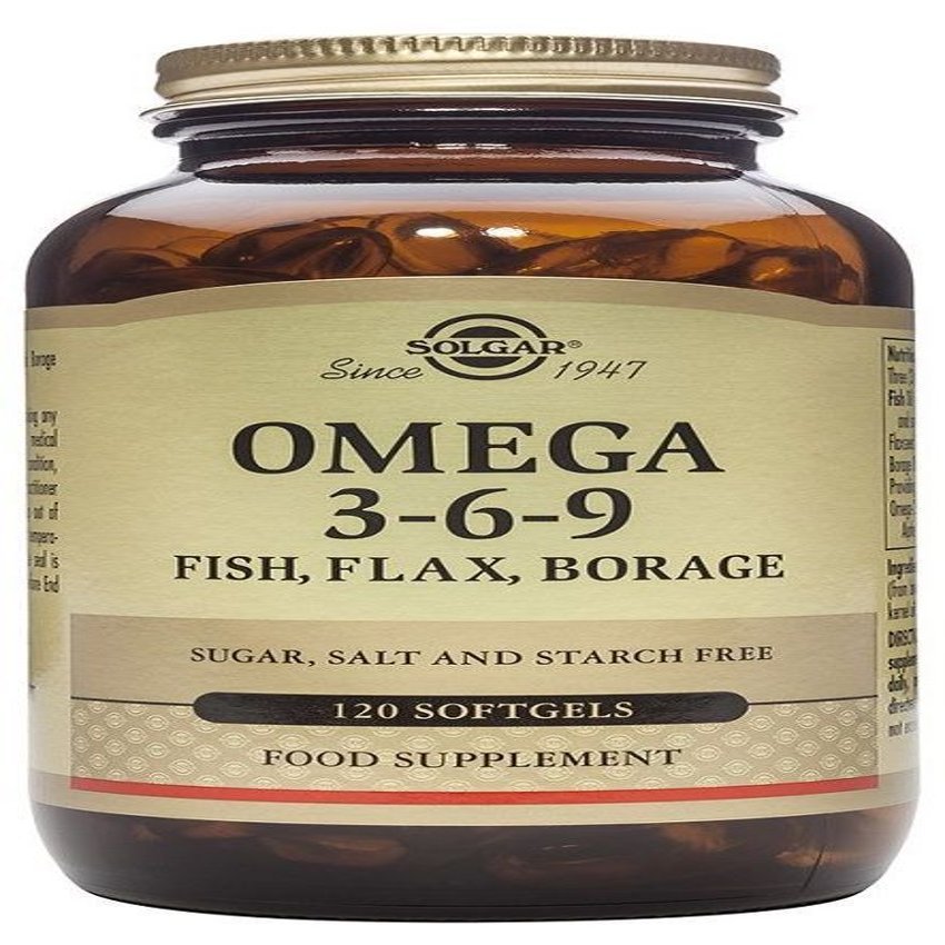Omega 3-6-9 · Solgar · 120 cápsulas blandas