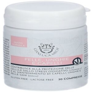 Cabello, Piel y Uñas · Gianluca Mech · 30 comprimidos