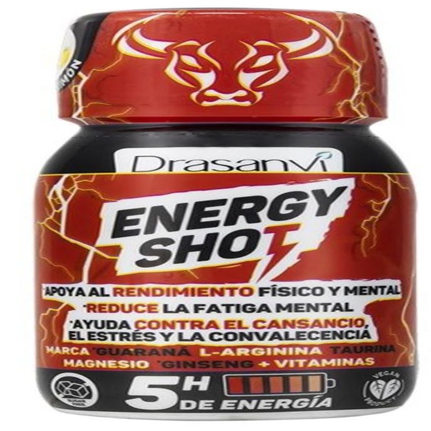 Energy Shot Sabor Limón · Drasanvi · 60 ml