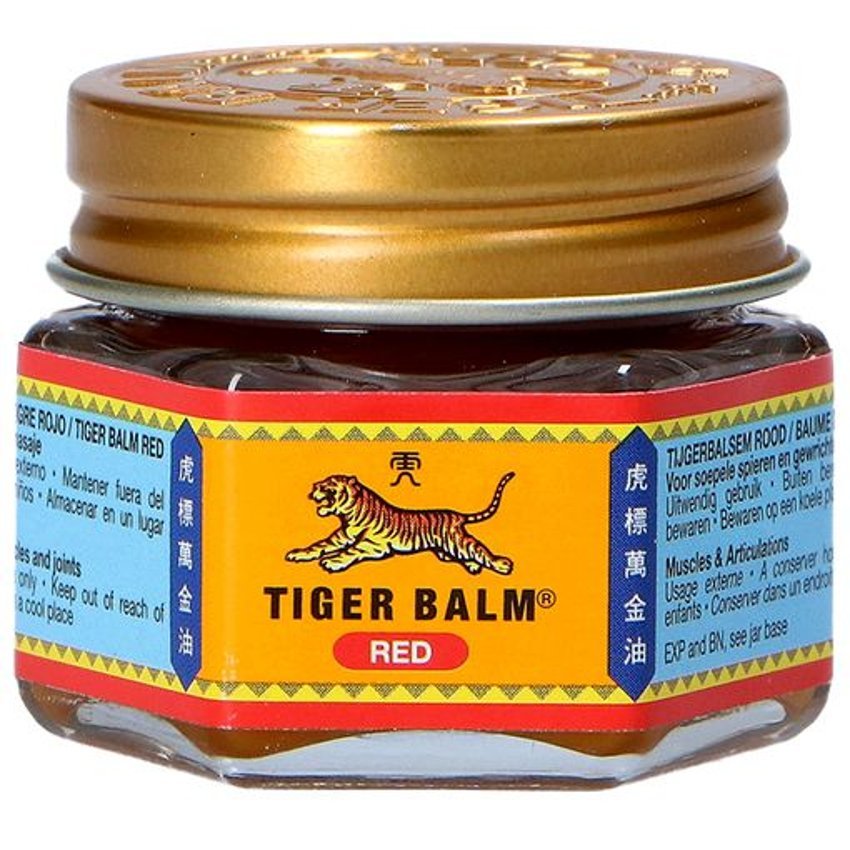 Bálsamo Tigre Rojo · Tiger Balm · 19 gramos
