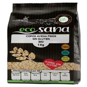 Copos de Avena Finos Integrales Sin Gluten Bio · Ecosana · 1 kg