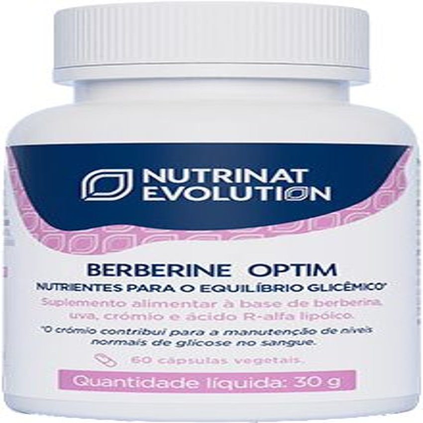 Berberine Optim · Nutrinat Evolution · 60 cápsulas