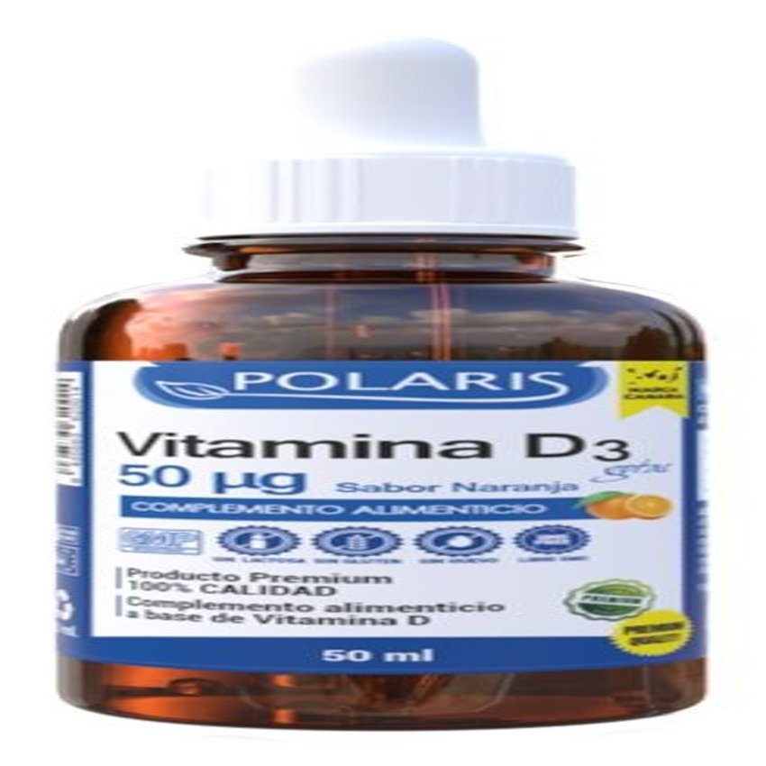 Vitamina D3 Gotas · Polaris · 50 ml