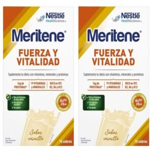 Pack Ahorro Meritene Fuerza y Vitalidad Batido Vainilla · Nestlé · 2x15 sobres