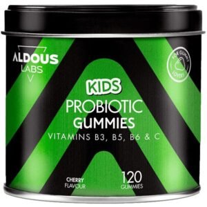Probióticos con Vitaminas para Niños · Aldous Bio · 120 gummies