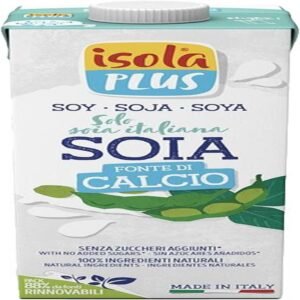Bebida Vegetal de Soja con Calcio · Isola Plus · 1 litro [Caducidad 05/2026]