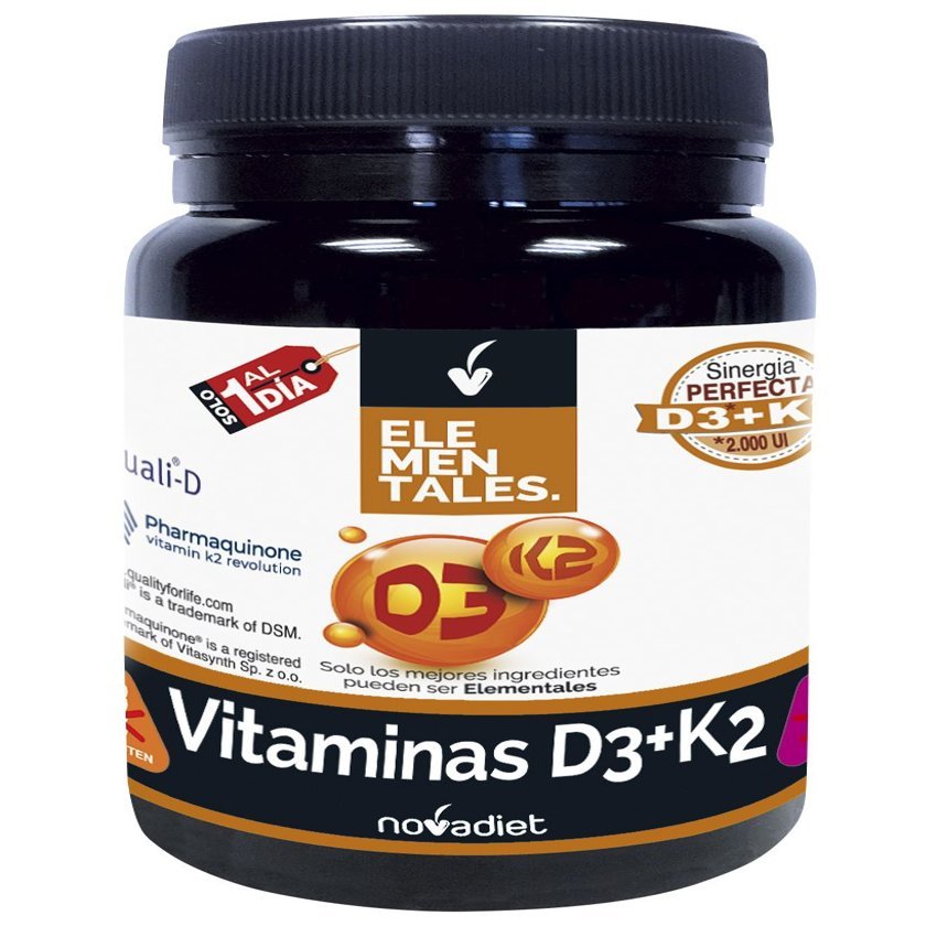 Vitamina D3 + K2 · Nova Diet · 60 cápsulas blandas