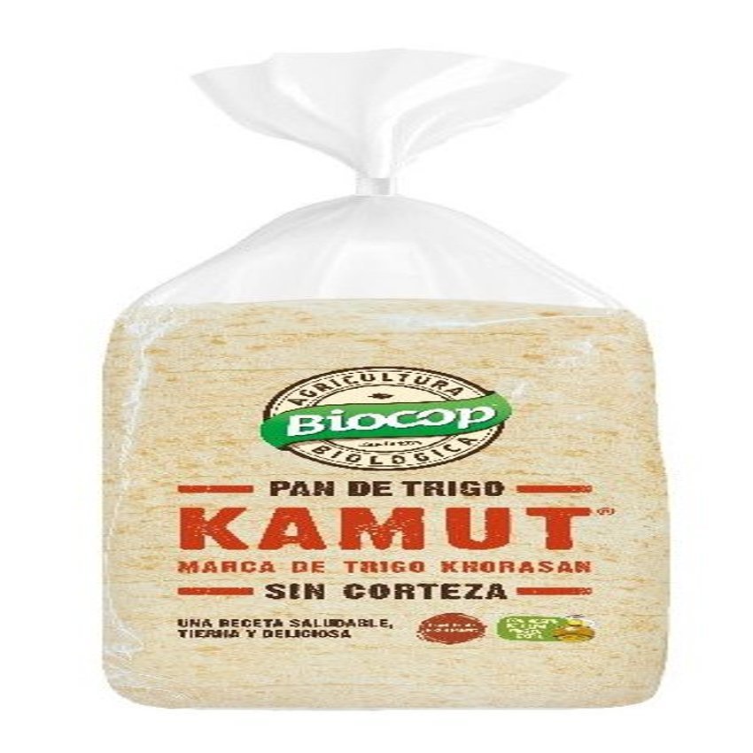 Pan de Molde Sin Corteza de Kamut · Biocop · 300 gramos