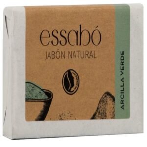 Jabón Natural de Arcilla Verde · Essabó · 100 gramos
