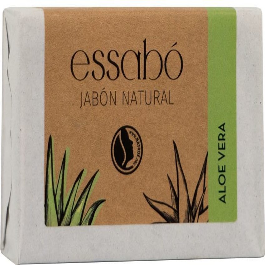 Jabón Natural de Aloe Vera · Essabó · 100 gramos