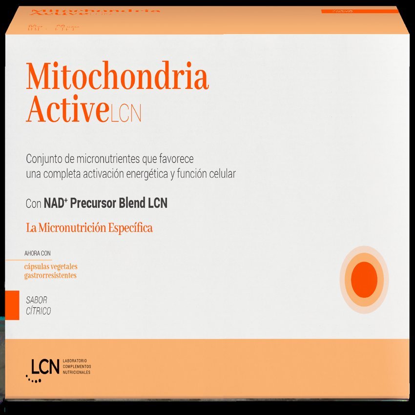 Mitochondria Active · LCN · 60 cápsulas + 60 sticks