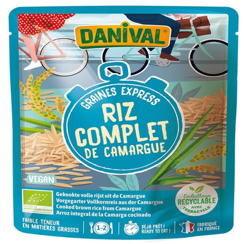 Arroz Integral Ecológico Express · Danival · 250 gramos