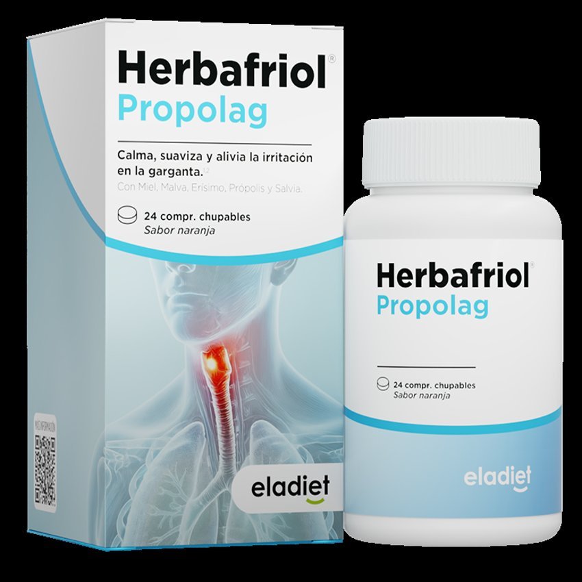 Herbafriol Propolag · Eladiet · 24 comprimidos