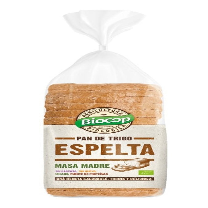 Pan de Molde de Trigo Espelta con Masa Madre · Biocop · 400 gramos