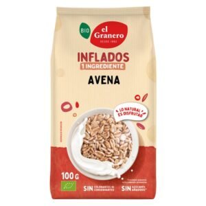 Avena Inflada Bio · El Granero Integral · 100 gramos [Caducidad 05/2026]