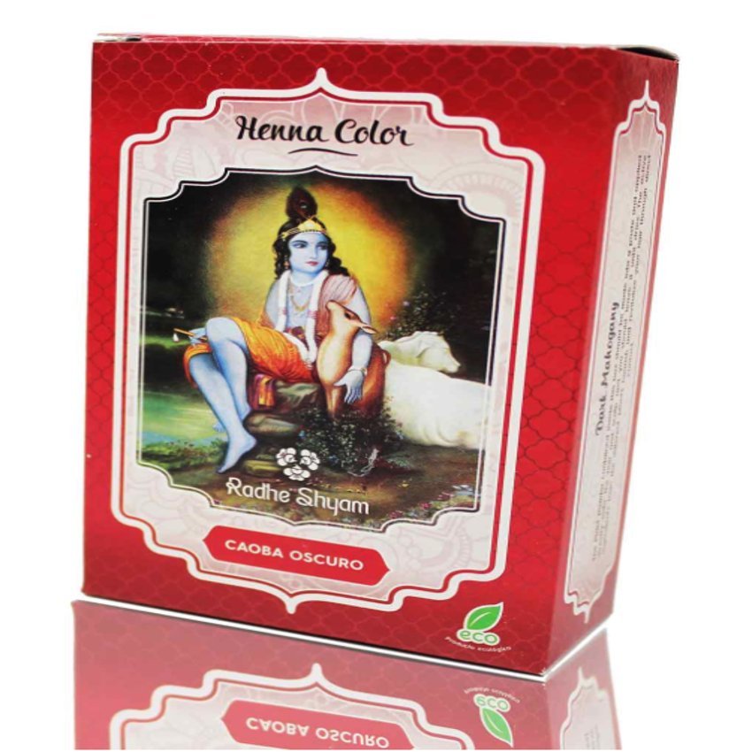 Henna Caoba Oscuro · Rhade Shyam · 100 gramos