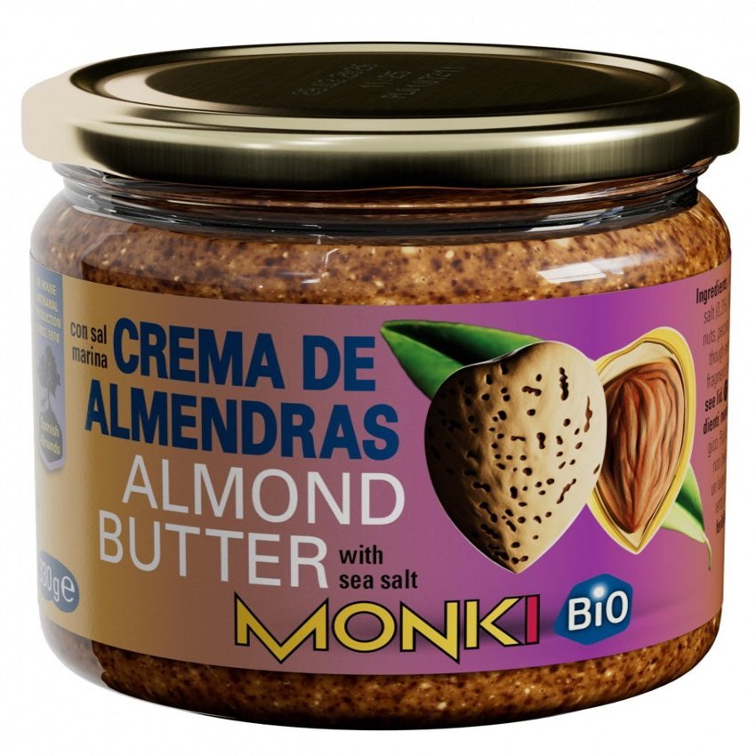 Crema de Almendras · Monki · 330 gramos