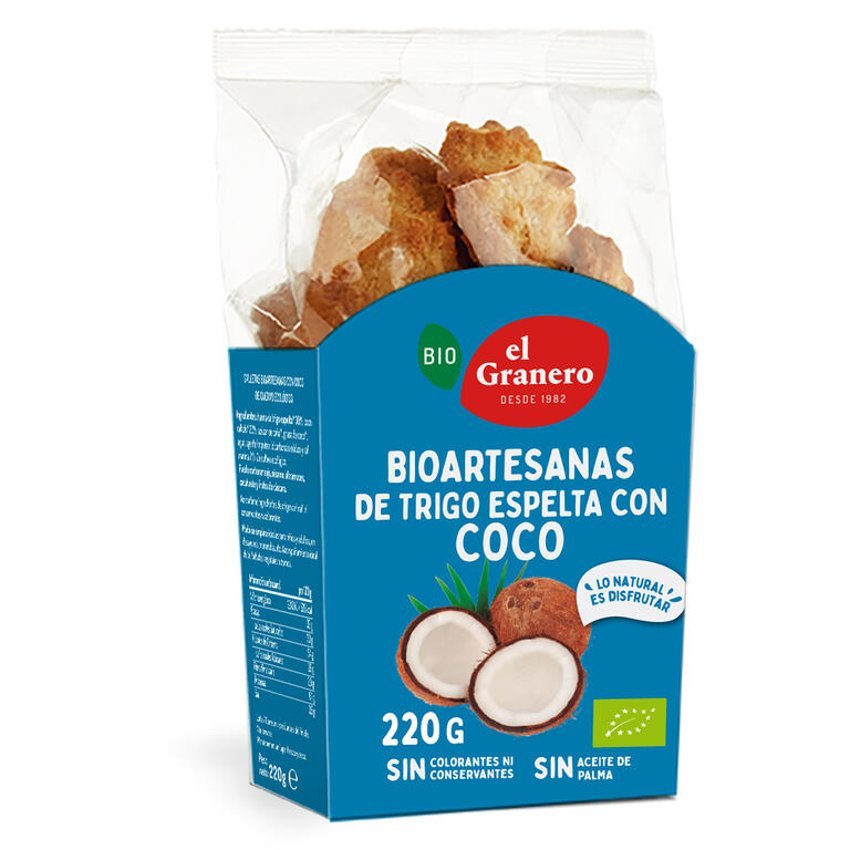 Galletas Artesanas con Coco · El Granero Integral · 220 gramos