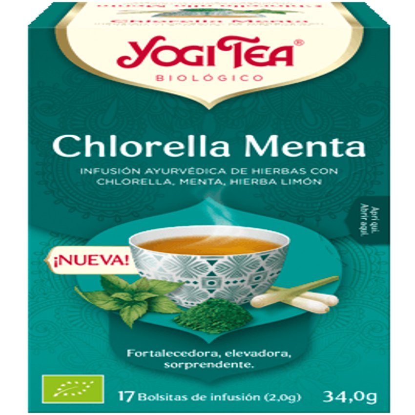 Chlorella Menta · Yogi Tea · 17 filtros