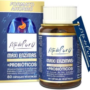 Maxi Enzimas + Probióticos Estado Puro Tongil 80 cápsulas